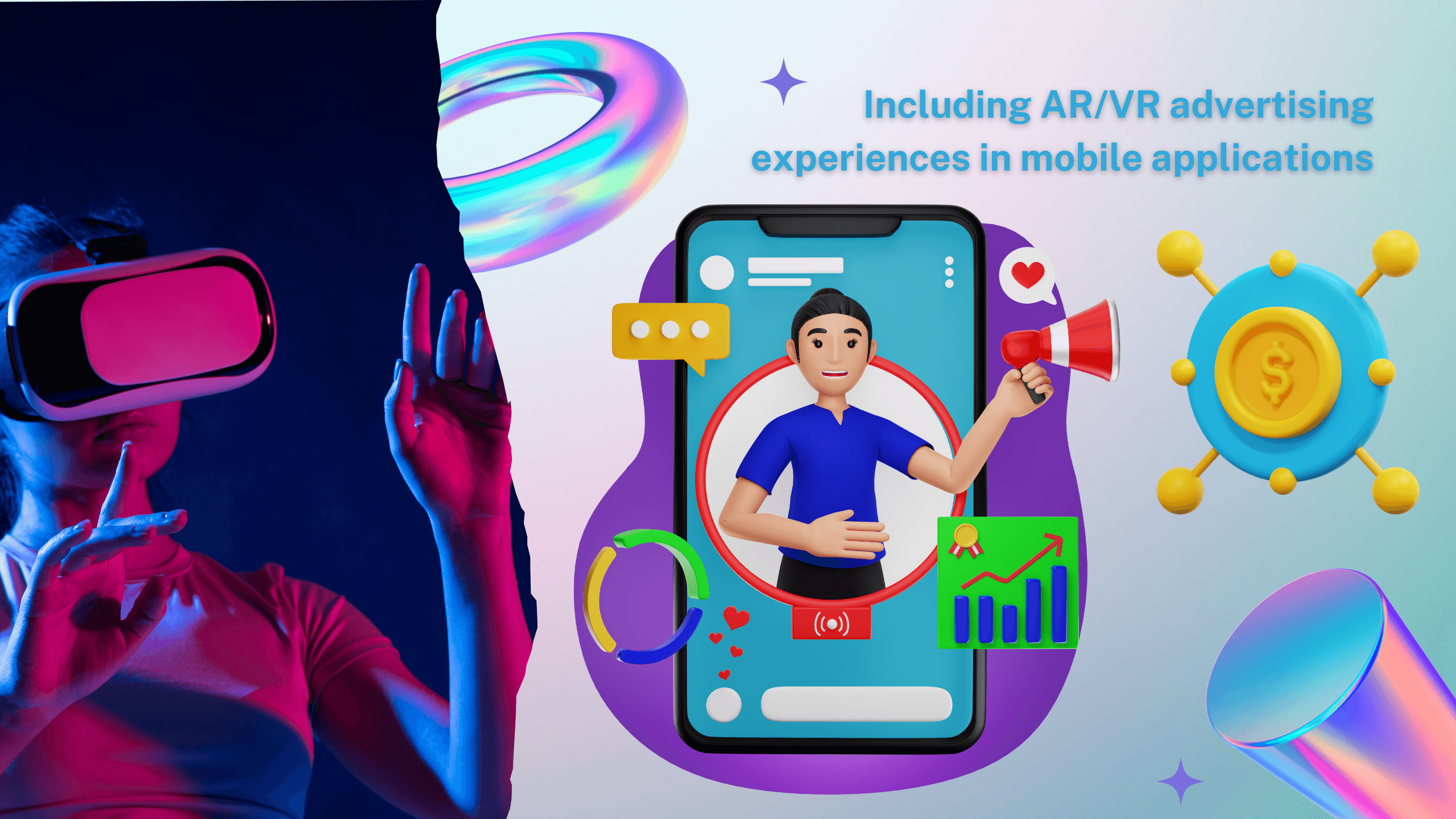 Including AR/VR advertising experiences in mobile applications